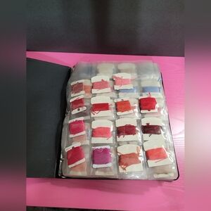 Vintage Embroidery Thread Wound On Cards In Three Ring Binder (0526)